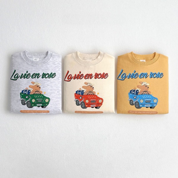 [봄] 자동차 맨투맨 티셔츠
