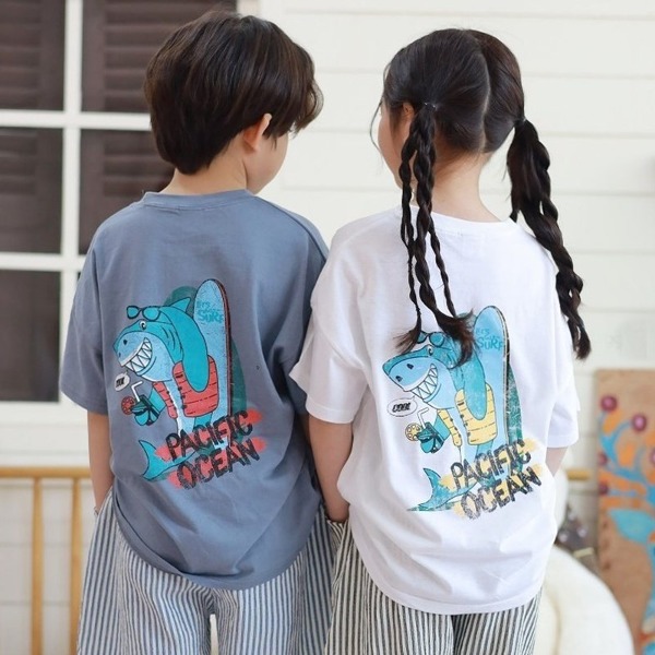 [여름] 써핑상어 티셔츠 (팸룩)